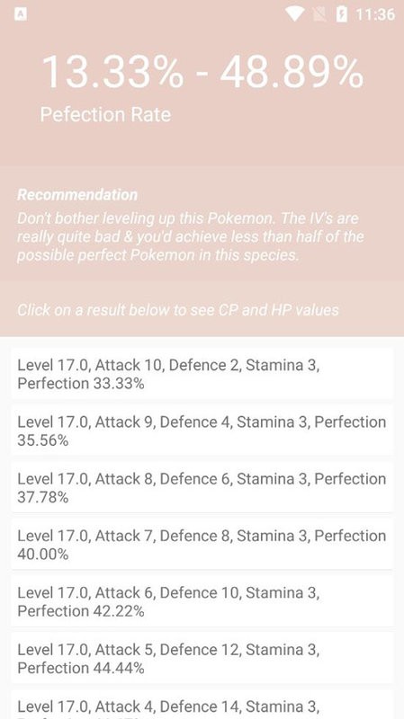 宝可梦个体值计算器app(Pokemon Go IV Calculator)24