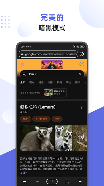 狐猴浏览器手机版(Lemur Browser)0