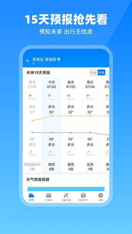 卫星云图天气预报软件