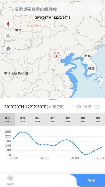 海上通全国渔场风力天气预报0